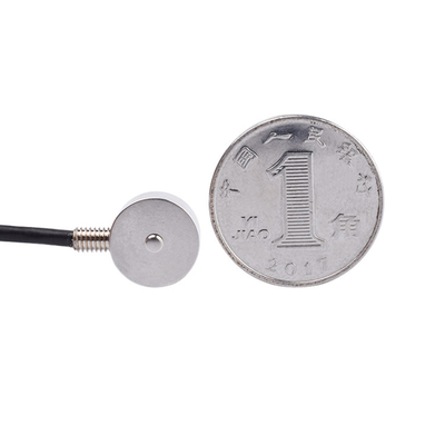 FA102 100-1000N মিনি ফোর্স সেন্সর স্টেইনলেস স্টীল বোতাম বল পরিমাপ ট্রান্সডুসার