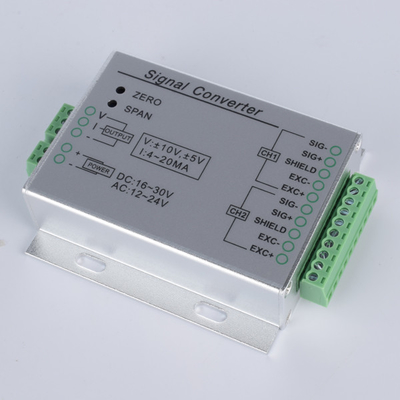 IP64 0.1% লোড সেল অ্যামপ্লিফায়ার, 4 ইউনিট স্ট্রেন গেজ ইন্সট্রুমেন্টেশন অ্যামপ্লিফায়ার