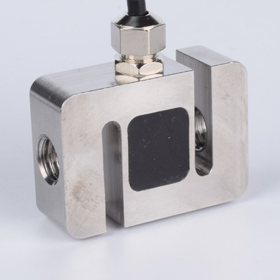 স্টেইনলেস স্টিল এস টাইপ লোড সেল 50-2000N 15v টেনসাইল কম্প্রেসিভ ট্রান্সডুসার